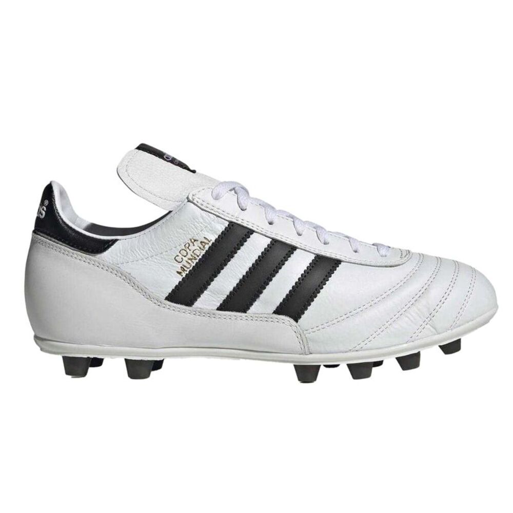 Adidas Mens Copa Mundial Leather Folded Tongue Firm Ground Football Boots / Whit